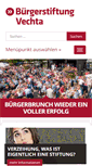 Mobile Screenshot of buergerstiftung-vechta.de